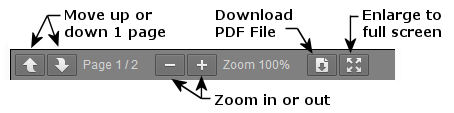 graphic about using the PDF toolbar