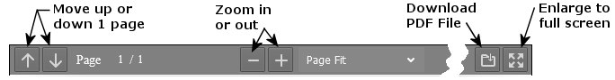 graphic about how to use the PDF toolbar